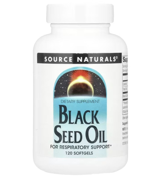 Source Naturals Black Seed Oil (120 капс)