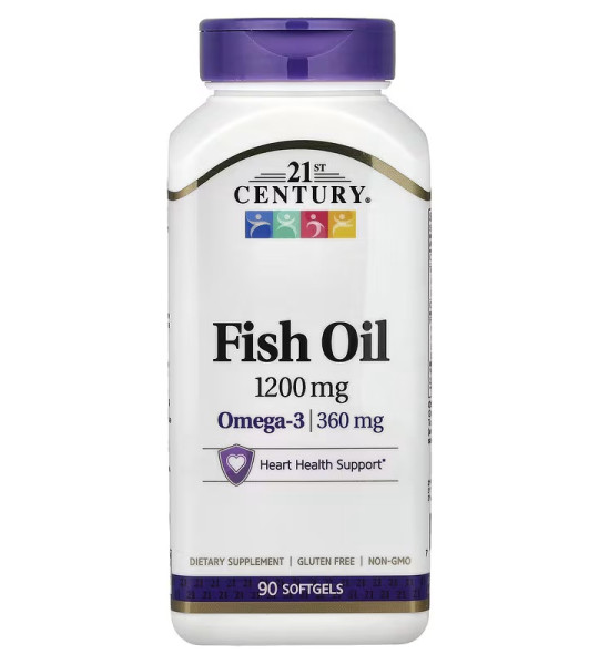 21st Century Fish Oil 1200 мг (90 капс)