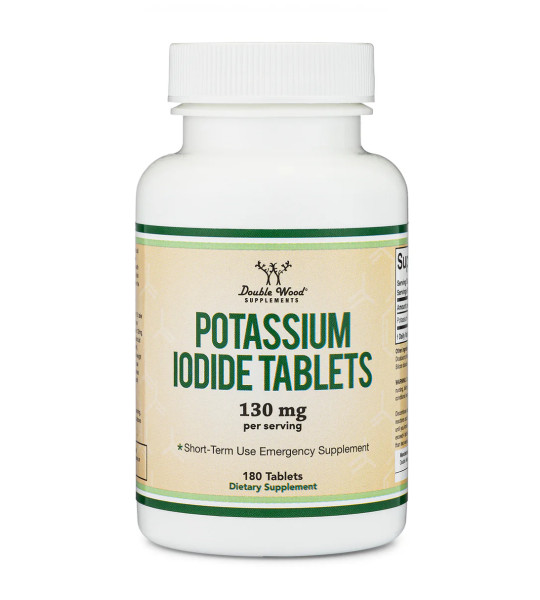 Double Wood Potassium Iodide 130 мг (180 табл)