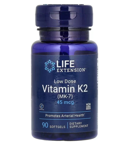 Life Extension Vitamin K2 Low Dose 45 mcg Softgels (90 капс)