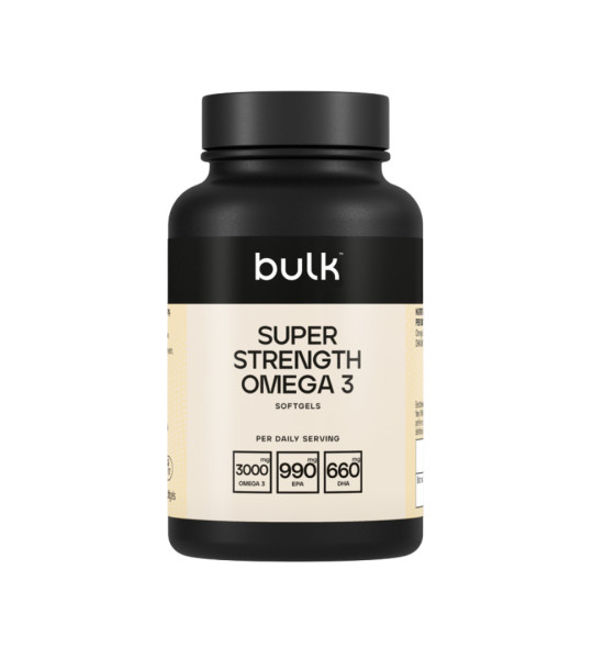 Bulk Super Strength Omega 3 Softgels (90 капс)