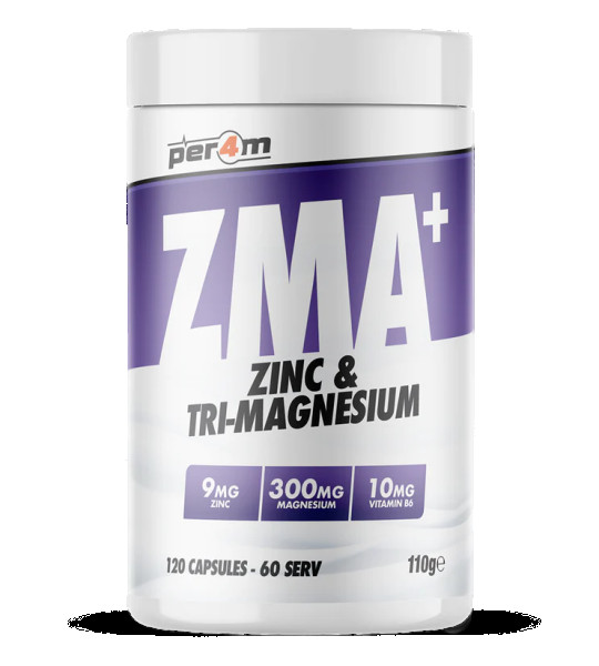 Per4m ZMA+ Zinc & Tri-Magnesium (120 капс)