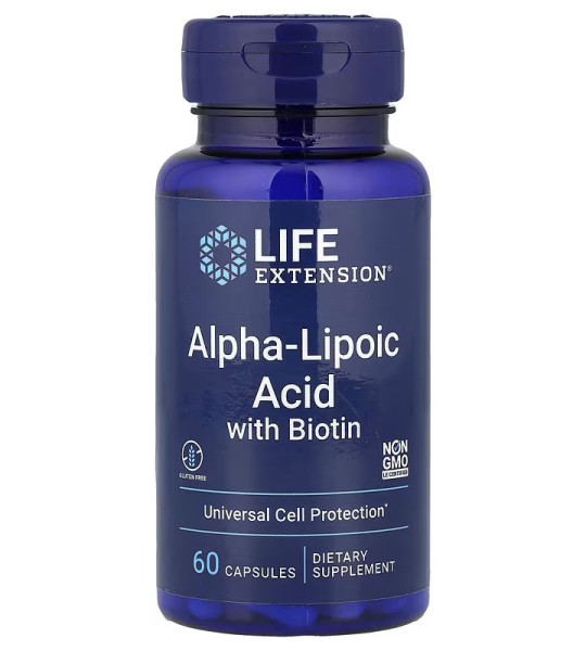 Life Extension Alpha Lipoic Acid with Biotin (60 капс)