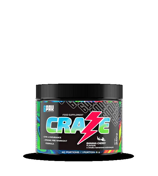 6PAK Nutrition Craze (240 грам)