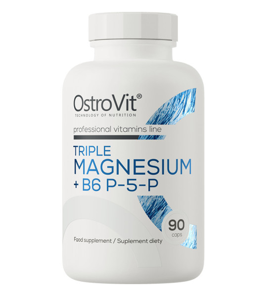 OstroVit Triple Magnesium+B6 P-5-P (90 капс)