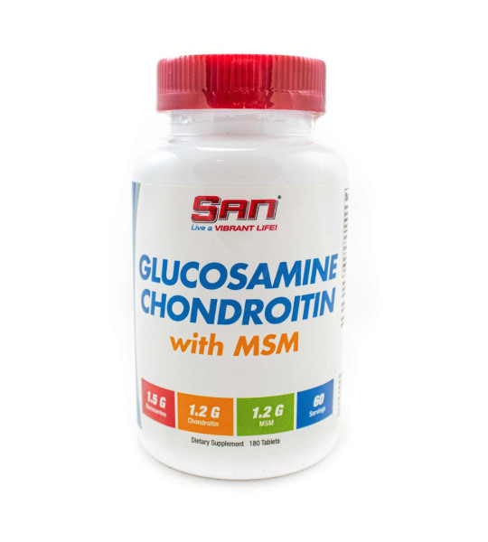 SAN Glucosamine Chondroitine with MSM 180 табл