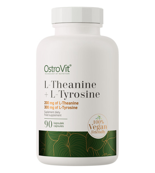 OstroVit L-Theanine + L-Tyrosine Vege 200 мг / 300 мг 90 капс