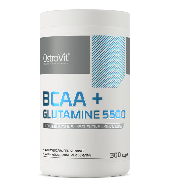 OstroVit BCAA + Glutamine 1100 300 капс
