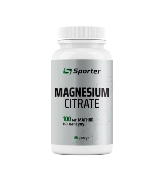 Sporter Magnesium Citrate 100 мг (60 капс)