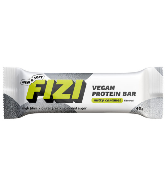 Fizi Vegan Protein Bar Nutty + caramel (40 грам)