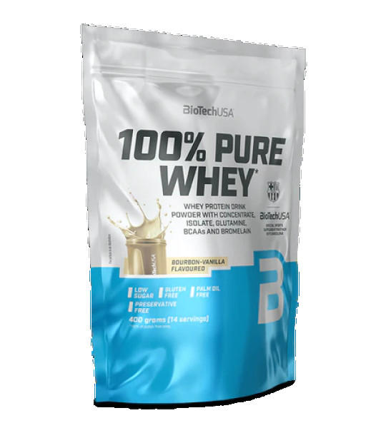 BioTech (USA) 100% Pure Whey (400 грам) - фото 3