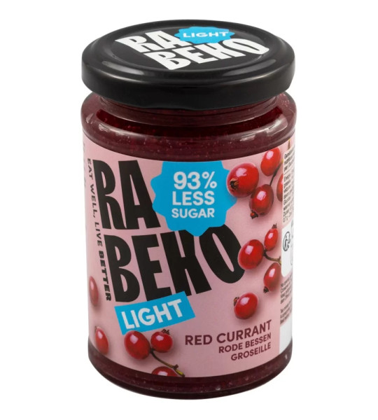 Rabeko Light Jam Red Currant 93% Less Sugar (230 грам)