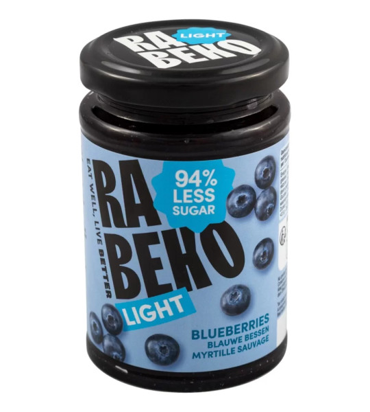 Rabeko Light Jam Blueberries 94% Less Sugar (230 грам)
