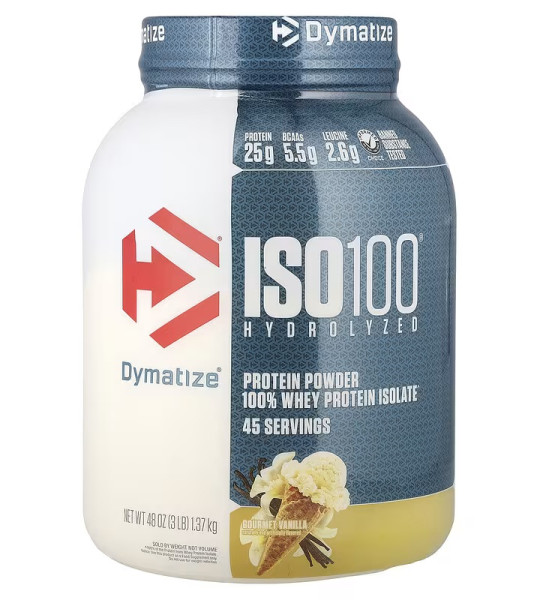 Dymatize Nutrition ISO 100 Hydrolyzed 1400 грам - фото 2