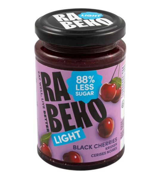 Rabeko Light Jam Black Cherry 88% Less Sugar (230 грам)