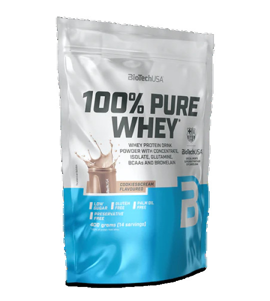 BioTech (USA) 100% Pure Whey (400 грам) - фото 2