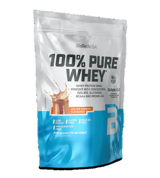 BioTech (USA) 100% Pure Whey (400 грам) - фото 5