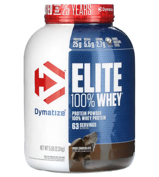Dymatize Nutrition Elite 100% Whey 2270 грам - фото 2