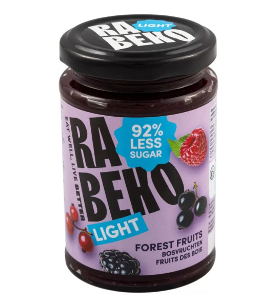 Rabeko Light Jam Forest Fruits 92% Less Sugar (230 грам)