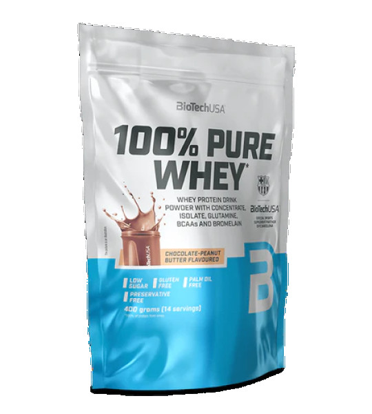 BioTech (USA) 100% Pure Whey (400 грам) - фото 4