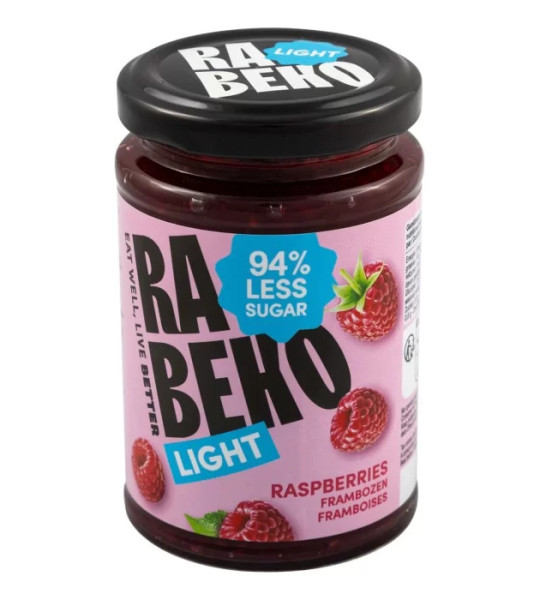 Rabeko Light Jam Raspberries 94% Less Sugar (230 грам)