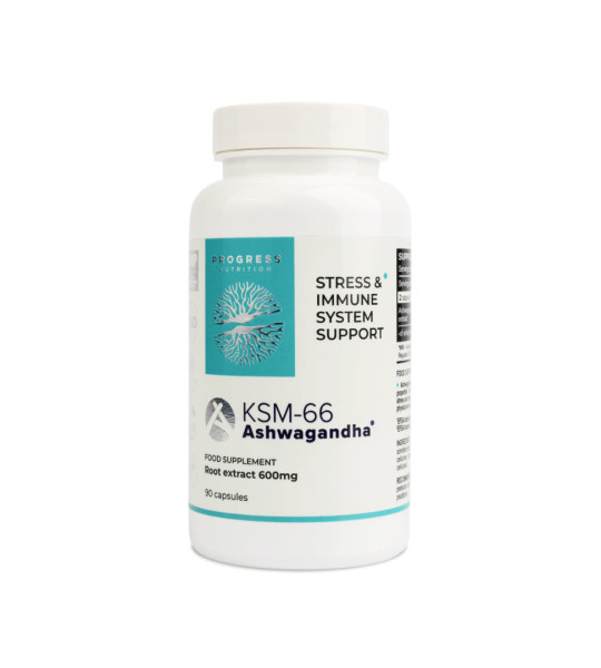Progress Nutrition KSM-66 Ashwagandha  600 mg (90 капс)