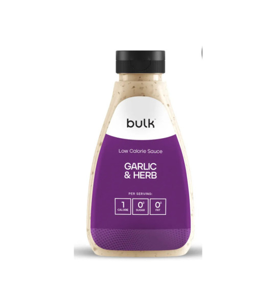 Bulk Low Calorie Sauce Garlic & Herb (425 ml)