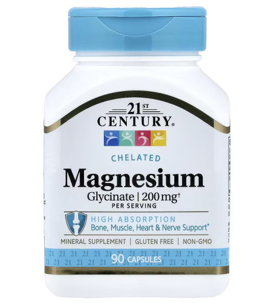 21st Century Magnesium Glycinate (90 капс)