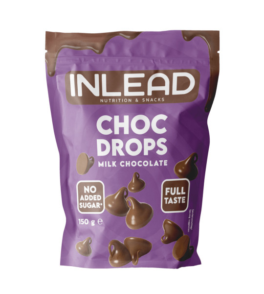 Inlead Choc Drops Milk Chocolate (150 грам)