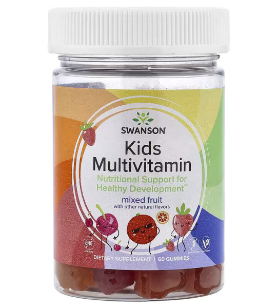 Swanson Kids Multivitamin Mixed Fruit  (60 жув цук)