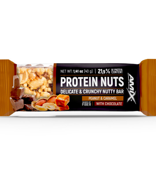 Amix Protein Nuts Crunchy Nutty Bar (40 грам) - фото 4