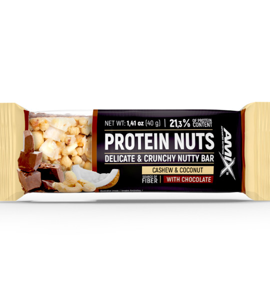 Amix Protein Nuts Crunchy Nutty Bar (40 грам)