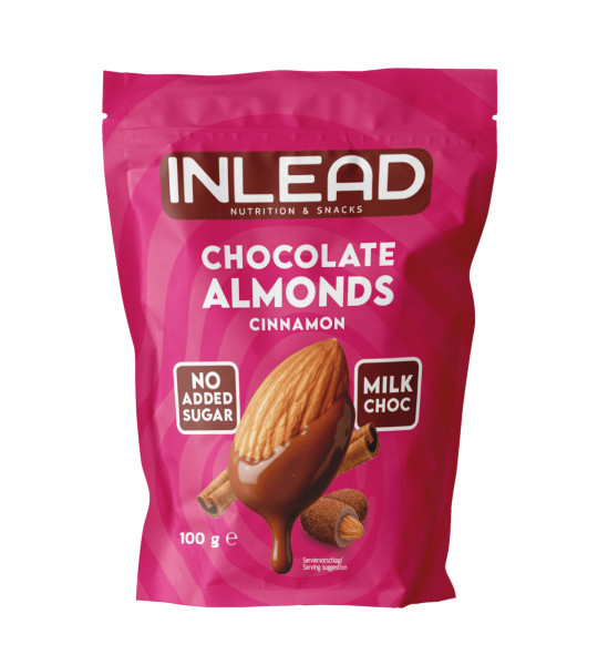 Inlead Chocolate Almonds Milk Choc Cinnamon (100 грам)
