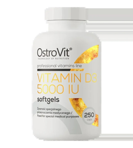 OstroVit Vitamin D3 5000 IU (250 капс)