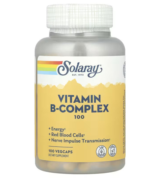 Solaray Vitamin B-Complex 100 Veg Caps (100 капс)