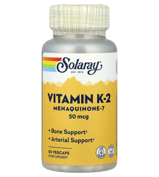 Solaray Vitamin K2 Menaquinone-7 50 mcg VegCaps (60 капс)