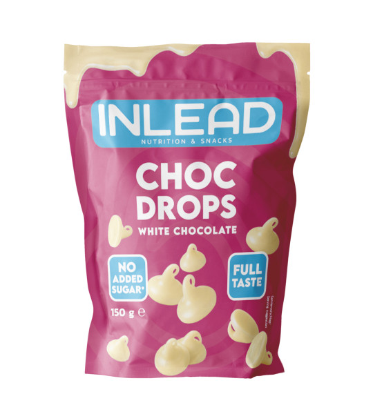 Inlead Choc Drops White Chocolate (150 грам)