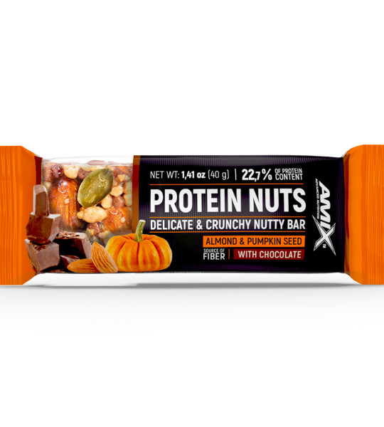 Amix Protein Nuts Crunchy Nutty Bar (40 грам) - фото 2