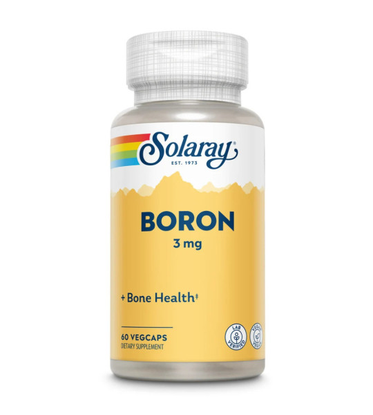 Solaray Boron 3 мг Veg Caps (60 капс)
