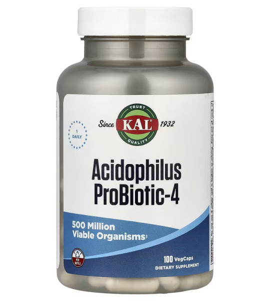 KAL Acidophilus ProBiotic-4 (100 вег капс)