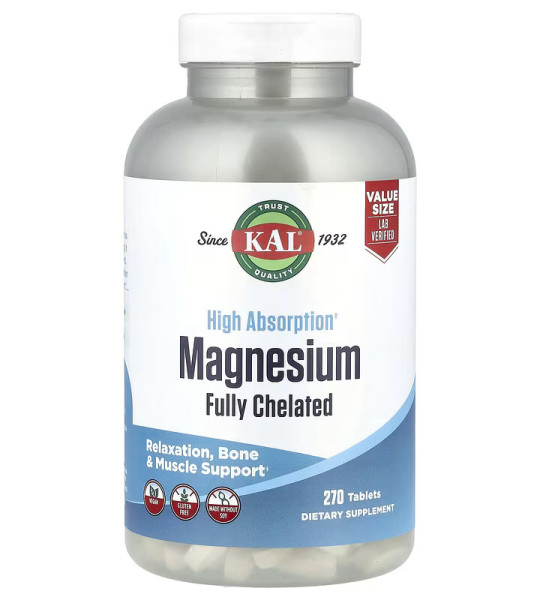 KAL Magnesium Fully Chelated (270 табл)