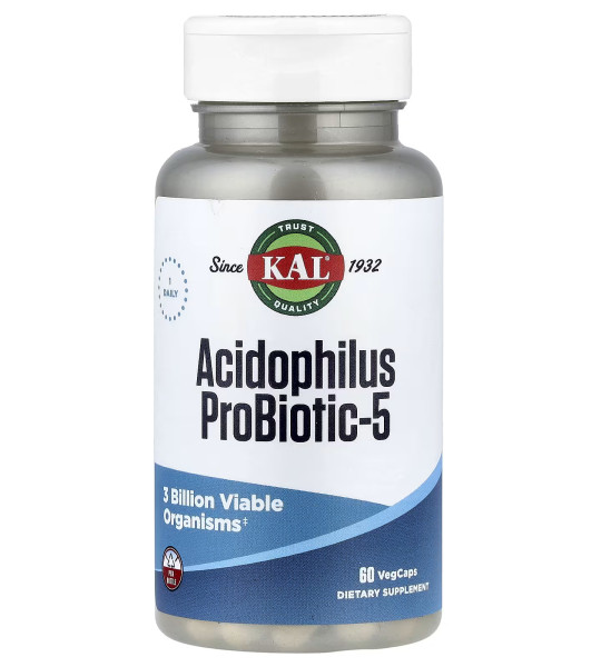KAL Acidophilus ProBiotic-5 (60 вег капс)