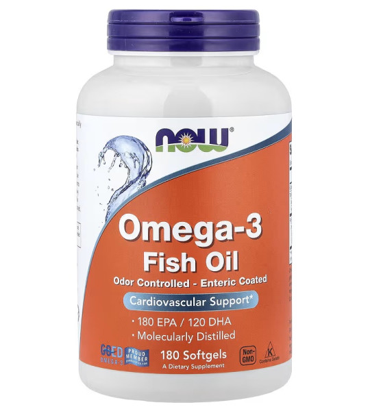 NOW Omega-3 180 капс