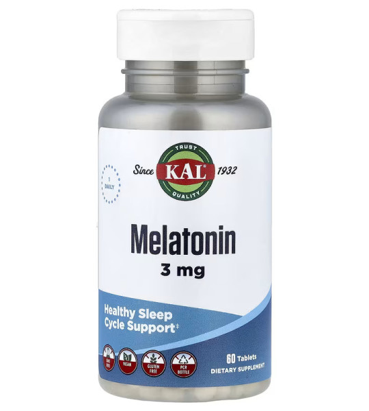 KAL Melatonin 3 mg (60 табл)