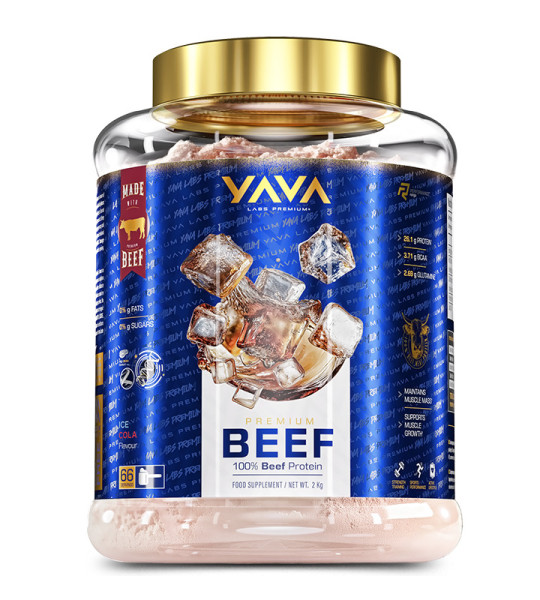 Yava Labs Premium 100% Beef Protein (2000 грам) - фото 2