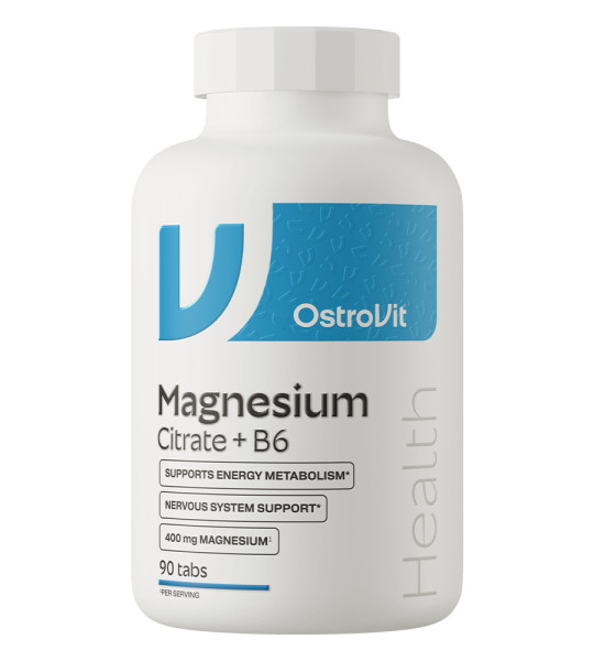 OstroVit Magnesium Citrate 400 мг + B6 (90 табл)