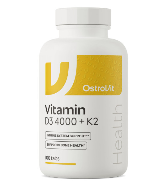 OstroVit Vitamin D3 4000 +K2 (100 табл)
