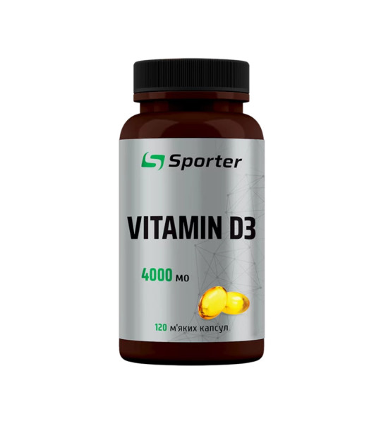 Sporter Vitamin D3 4000 MO Softgels (120 капс)